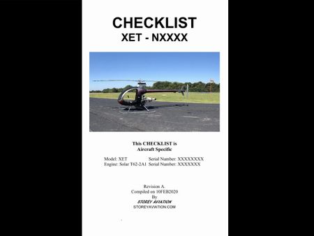 Storey Aviation Custom Cockpit Checklist Example